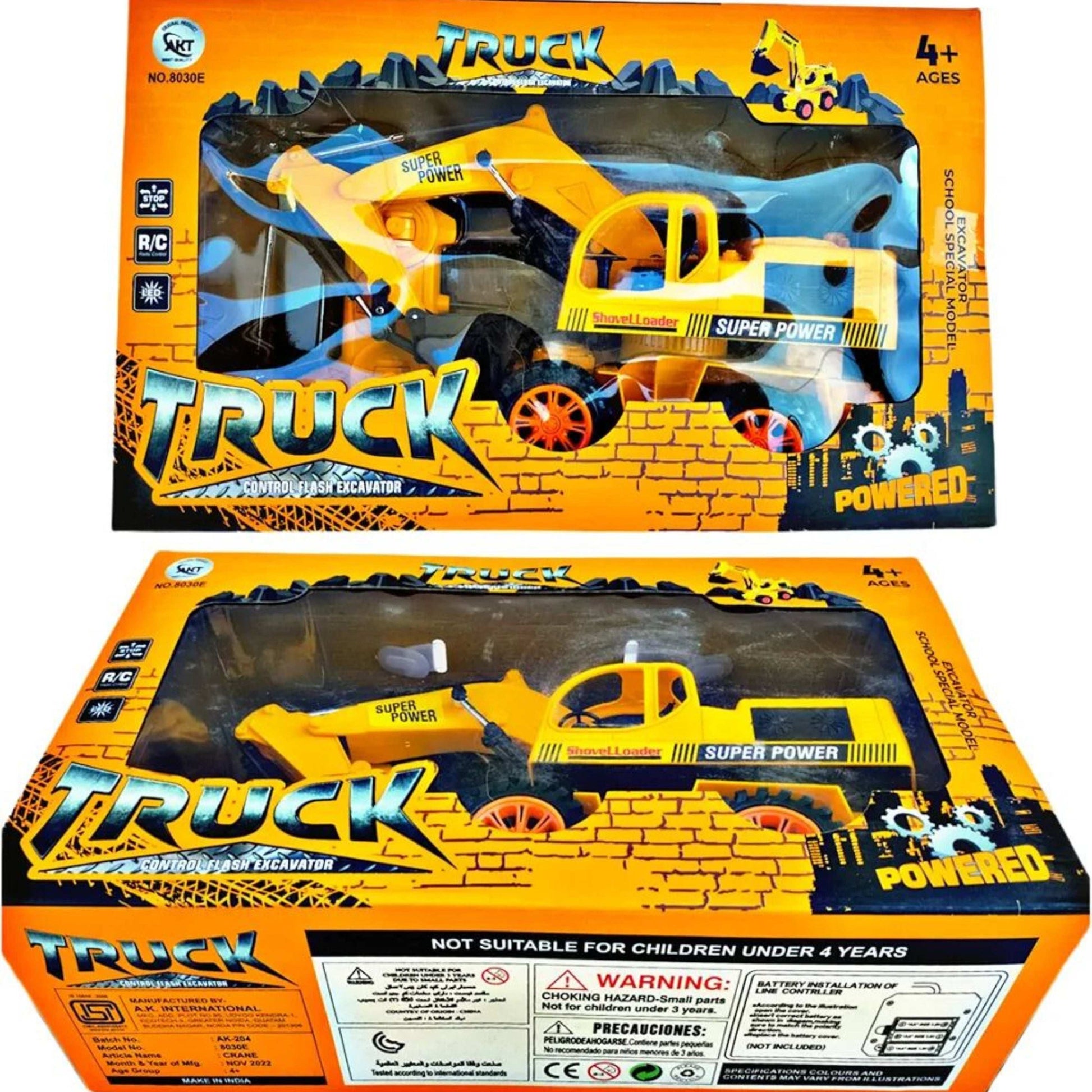 Full-Function RC Truck JCB Excavator – Construction Fun for Kids 3+