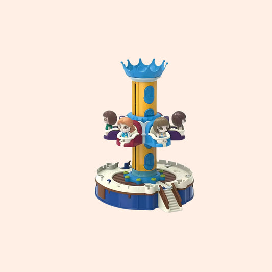 Playground Paradise STEM DIY Assembly Toy – Cartoon Jumper with Lights & Music (95 PCS)