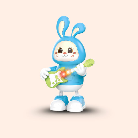 Dancing Rabbit Guitarist Toy for Kids | Musical, Light-Up, Dancing Bunny Toy | Age 3+